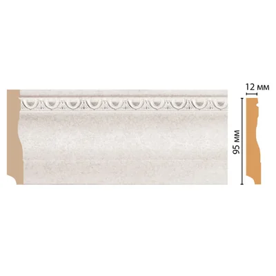Плинтус напольный DECOMASTER 153-19D (95*12*2400 мм)