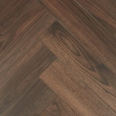 Кварцвиниловый ламинат Primavera Herringbone 3290 Дуб Орех Американский Браш, 615х123х5 мм (2.27)
