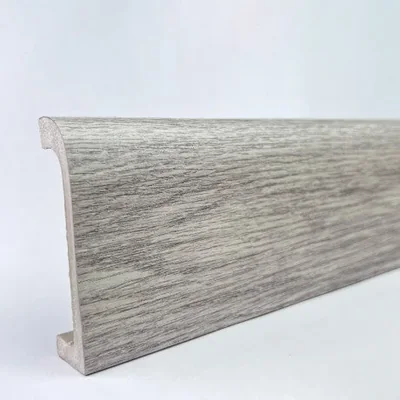 Цветной плинтус Bello Deco ПЛ 16 80-19 Орех айвори (2000х80х19мм)