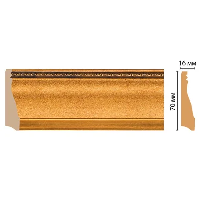 Плинтус напольный DECOMASTER 193-1223 (70*16*2400мм)