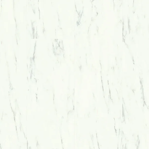 Плитка ПВХ Quick Step Ambient Click AMCL40136 Мрамор каррарский белый