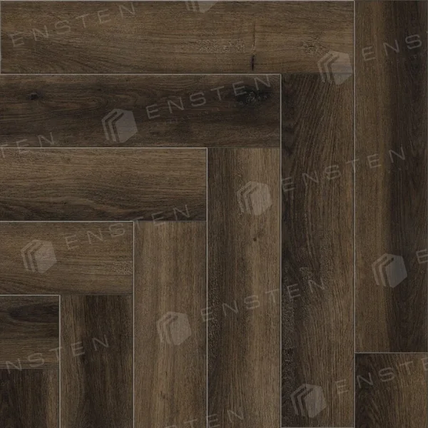 Каменный SPC ламинат Ensten Valland Parquet ECO 103-02 Каштан (600х125х4мм)