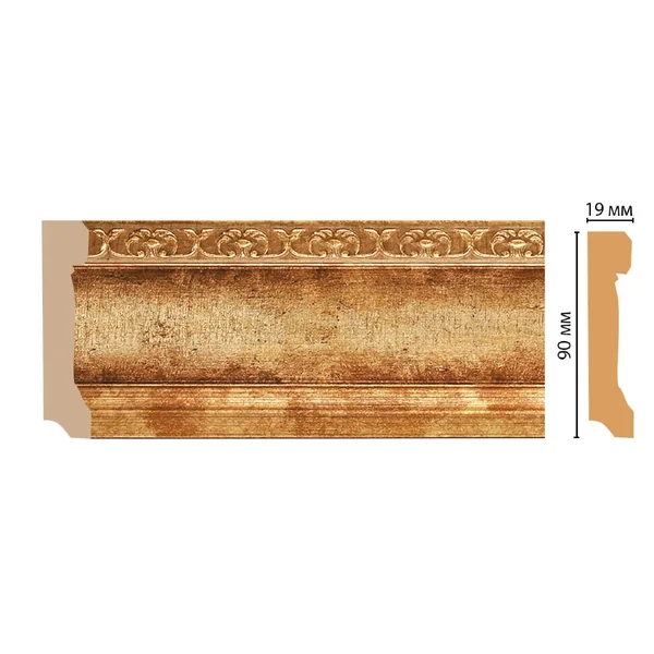 Плинтус напольный DECOMASTER 166-126 (90*19*2400мм)
