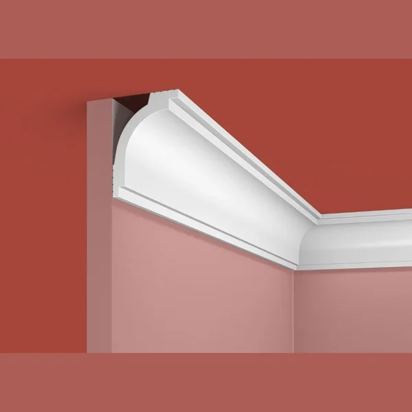 Потолочный плинтус Cosca Decor KX048, 70х50x2000, экополимер