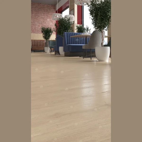 Кварцвиниловая клеевая плитка Alpine Floor EASY LINE Дуб Ваниль ЕСО 3-4