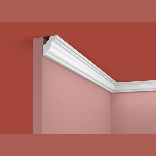 Потолочный плинтус Cosca Decor KX047, 33х30x2000, экополимер