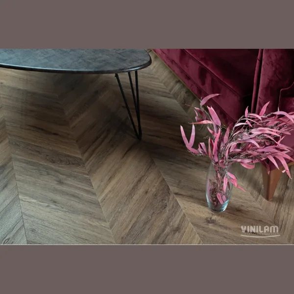 Виниловый ламинат VINILAM PARQUET CHEVRON 8,5 мм Шеврон Лувр I107516 (1.58)