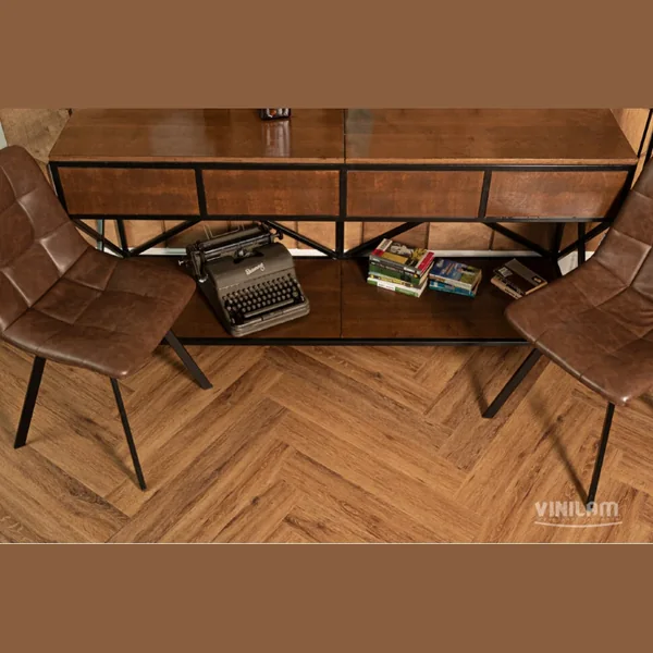 Виниловый ламинат VINILAM PARQUET HERRINGBONE 6,5 мм IS11210 Паркет Де Вилль (2,07)