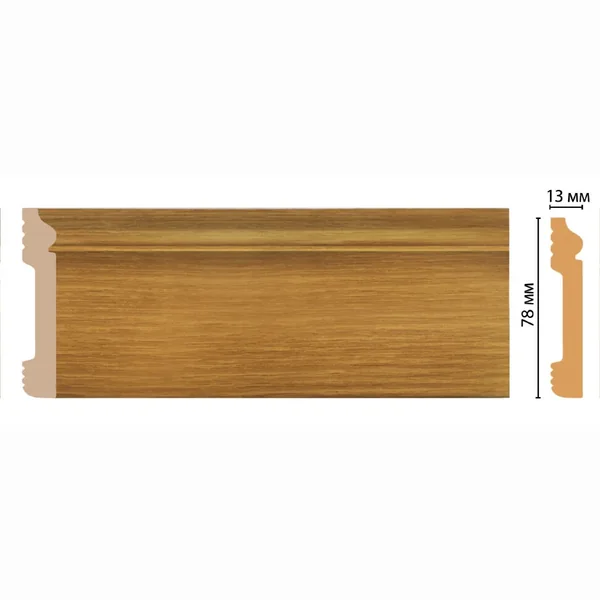 Плинтус напольный DECOMASTER D005-73ДМ (79*13*2400мм)