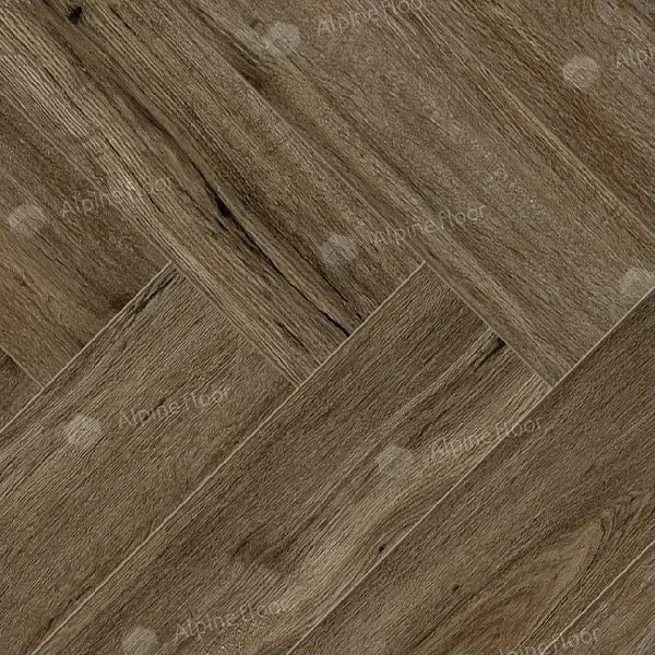 Ламинат Alpine Floor Herringbone 8 Pro Дуб Бордо LF102-10 (606х101х8мм)