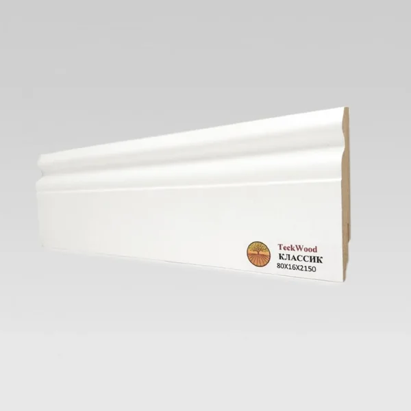 Плинтус Teckwood Белый Классик