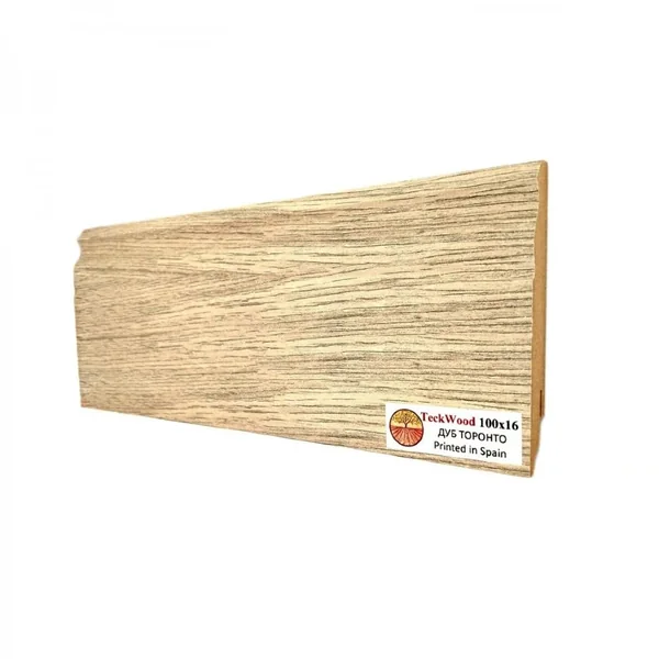Плинтус Teckwood Дуб Торонто (Oak Toronto) 100мм