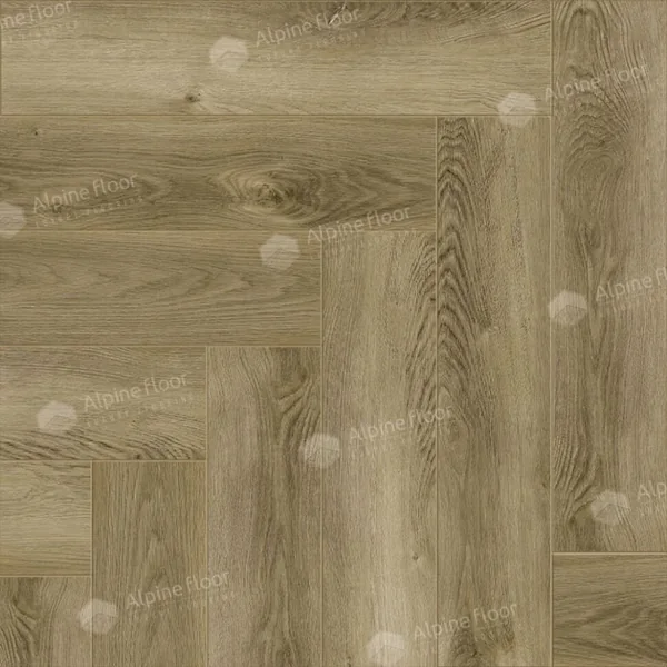 Каменный SPC ламинат ALPINE FLOOR PARQET LIGHT Дуб Кастор ЕСО 13-34 MC