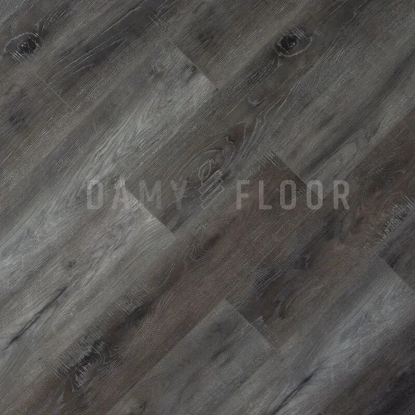Кварцвиниловая клеевая плитка Damy Floor Family Дуб Рустикальный Черный TCM369-7-LVT (1227х187х2,5мм)