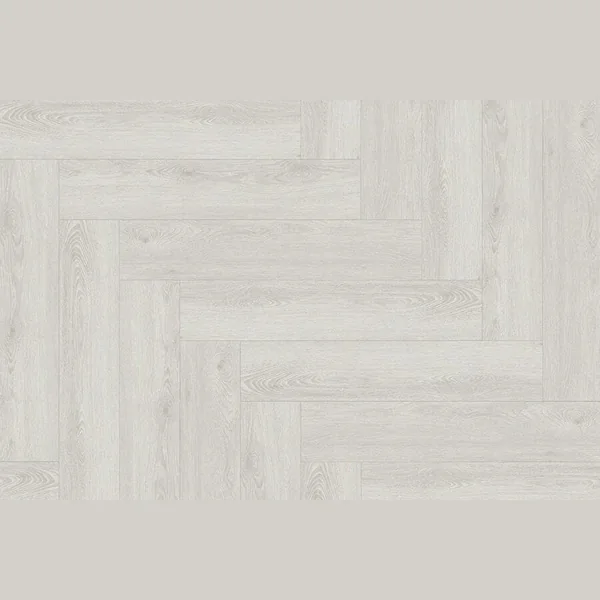 Каменный SPC ламинат FloorFactor Herringbone WHITE SMOKE OAK (HB.02) (675х135х5мм)