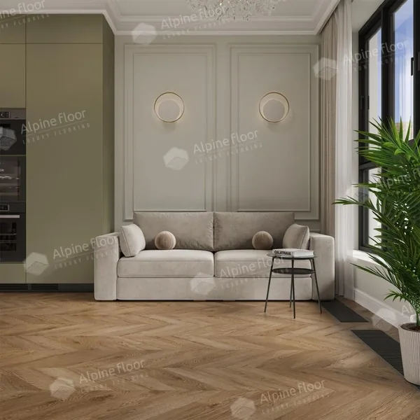 Ламинат Alpine Floor Chevron Art Дуб Эверест LF109-06 (550х112х12 мм)