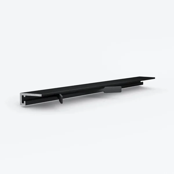Микроплинтус Laconistiq MICRO 11 MINI Чёрный анодированный (2000х11х5мм)