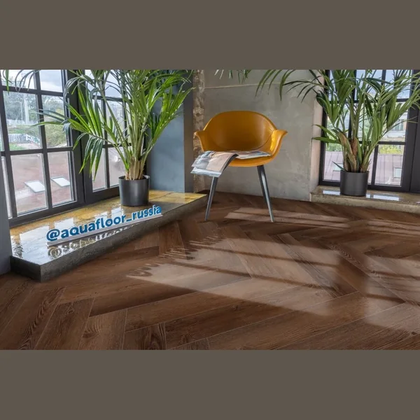 Виниловый SPC ламинат AQUAFLOOR Space Parquet Light (Click) AF4520PQL (610x122x4.5 мм)