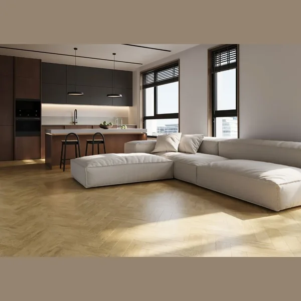 Кварцевый SPC ламинат Home Expert Parquet Design 44-7009-12 Дуб Лион (400х100х4,5мм)