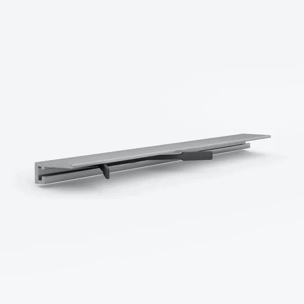 Микроплинтус Laconistiq MICRO 11 MINI Серебряный анодированный (2000х11х5мм)