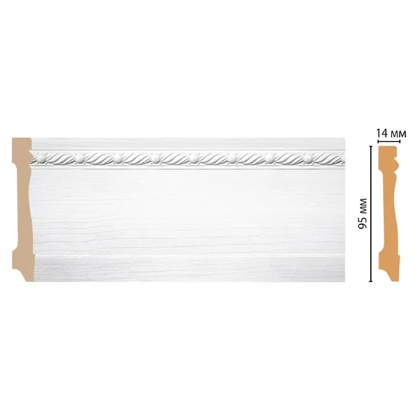 Плинтус напольный DECOMASTER 195-16 (95*14*2400мм)
