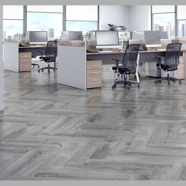 Каменный SPC ламинат PrimeFloor Classic Дуб Зольтау (640х128х4,5 мм)