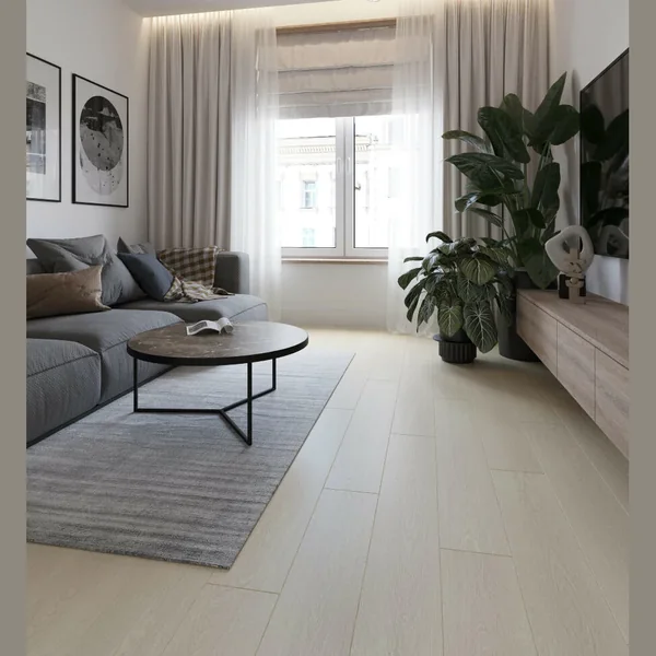 Каменный SPC ламинат AlixFloor Natural Line Дуб беленый светлый