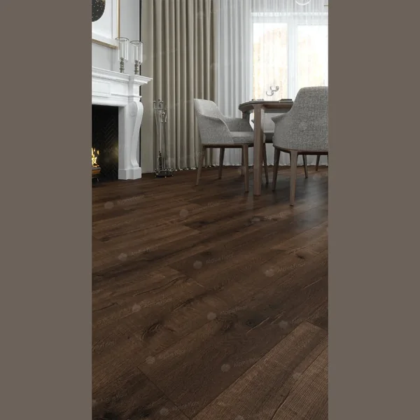 Каменный ламинат SPC Alpine Floor REAL WOOD Дуб Мокка ECO 2-2