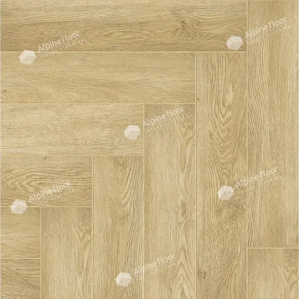 Кварцвиниловая клеевая плитка Alpine Floor Parquet LVT Дуб Ваниль Селект ЕСО 16-3