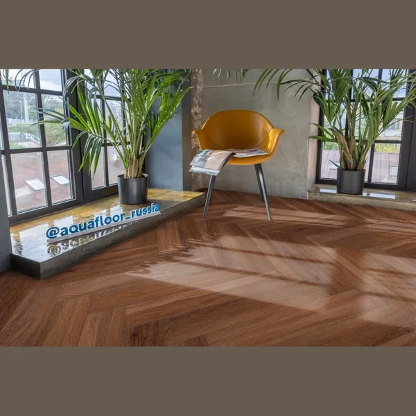Виниловый SPC ламинат AQUAFLOOR Space Parquet Light (Click) AF4510PQL (610x122x4.5 мм)
