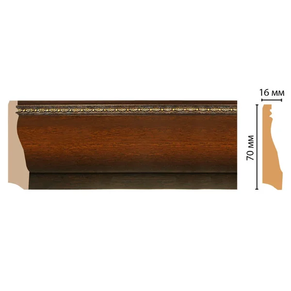 Плинтус напольный DECOMASTER 193-51 (70*16*2400мм)