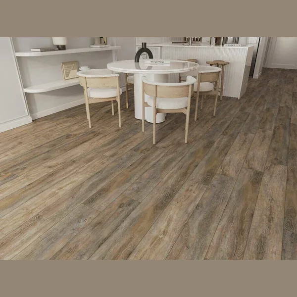 Каменный SPC ламинат EVOFLOOR Home Дуб Пепельный (1220х183х4)