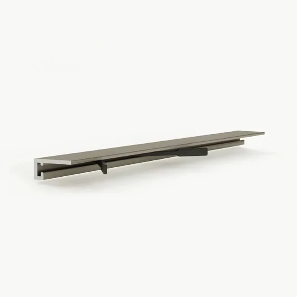Микроплинтус Laconistiq MICRO 19 ARM Светлый шампань анодированный (2450х19х5,5мм)