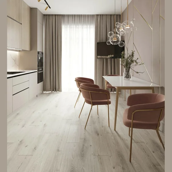 Каменный SPC ламинат AlixFloor City Line Дуб каменно-серый