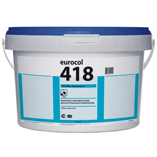 Клей для натуральных покрытий Eurocol 418 Euroflex Lino Polaris 14 кг