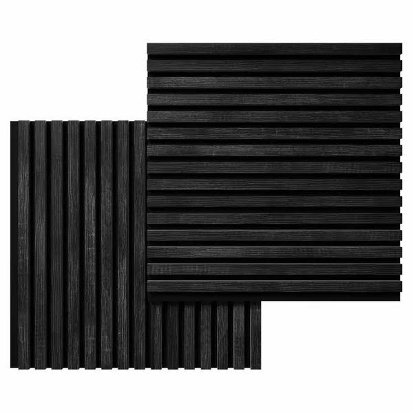 Акустические стеновые панели Cosca Decor, войлок, ДУБ ГРАФИТ (600х600 мм)