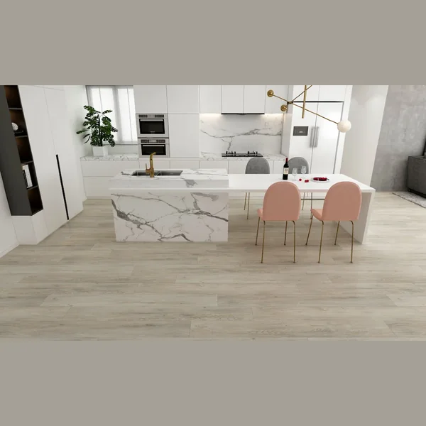 Каменный SPC ламинат Floorwood Genesis MV05 Дуб Риневар Rinevar Oak 5 мм с подложкой