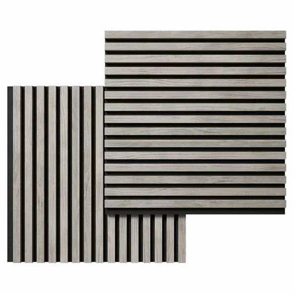 Акустические стеновые панели Cosca Decor, войлок, ДУБ СТАРИННЫЙ СВЕТЛО-СЕРЫЙ (600х600 мм)