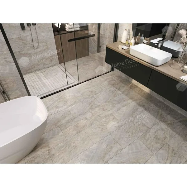 Кварцвиниловая клеевая плитка Alpine Floor LIGHT STONE Вилио ECO-15-20