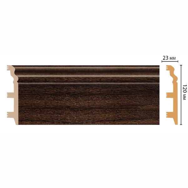 Плинтус напольный DECOMASTER D233-438ДМ (120*23*2400мм)