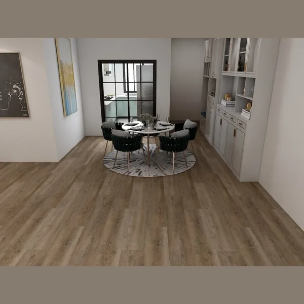Каменный SPC ламинат Floorwood Genesis HL07 Дуб Лауфер Laufer Oak 5 мм с подложкой