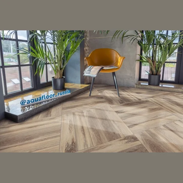 Виниловый SPC ламинат AQUAFLOOR Space Parquet Light (Click) AF4502PQL (610x122x4.5 мм)