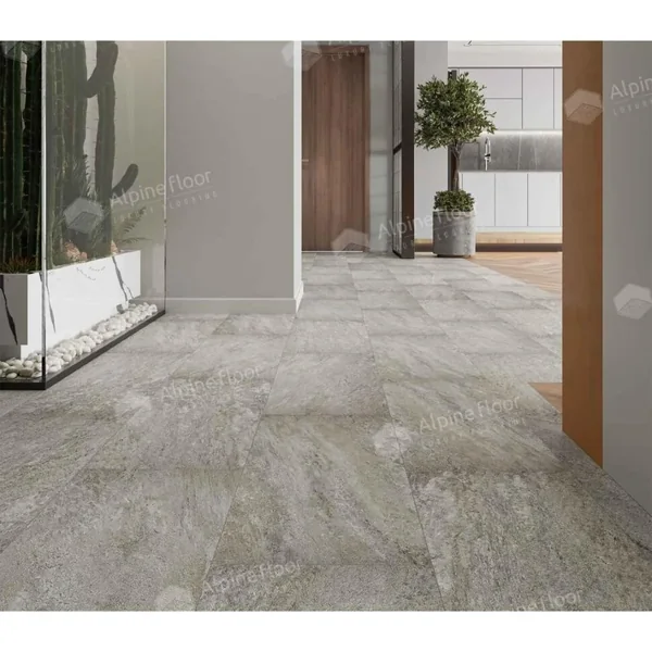 Кварцвиниловая клеевая плитка Alpine Floor LIGHT STONE Шеффилд ECO-15-15