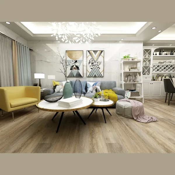 Каменный SPC ламинат Floorwood Genesis MV03 Дуб Содерс Soders Oak 5 мм с подложкой