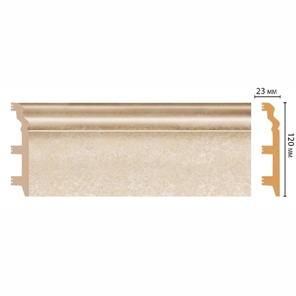 Плинтус напольный DECOMASTER D233-18DДМ (120*23*2400мм)