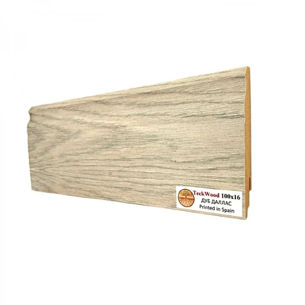 Плинтус Teckwood Дуб Даллас (Oak Dallas) 100мм