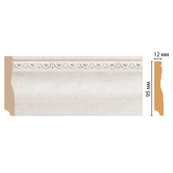 Плинтус напольный DECOMASTER 153-19D (95*12*2400 мм)