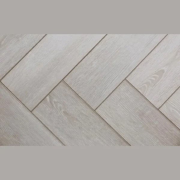 Каменный SPC ламинат FirmFit Herringbone Дуб белый браш CW-3291