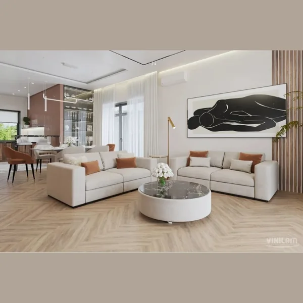 Виниловый ламинат VINILAM PARQUET HERRINGBONE 6,5 мм IS11355 Паркет Монпелье (2,07)