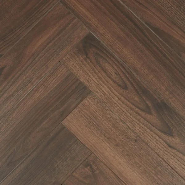 Кварцвиниловый ламинат Primavera Herringbone 3290 Дуб Орех Американский Браш, 615х123х5 мм (2.27)